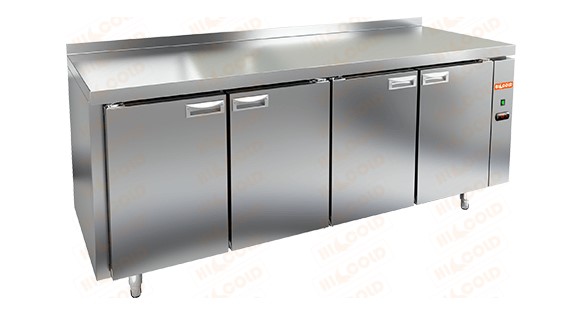 Холодильный стол HICOLD SN 1111/BT P, без агрегата, 4 двери (-18...-10°)